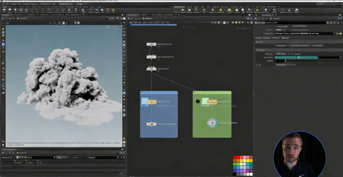 Houdini模拟高精度3D云层效果视频教程(图4)