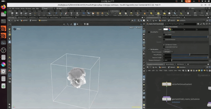 Houdini气体微求解器烟雾特效制作视频教程(图5)