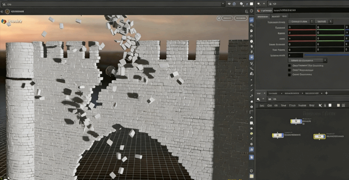 Houdini刚体破坏视觉特效制作视频教程(图6)