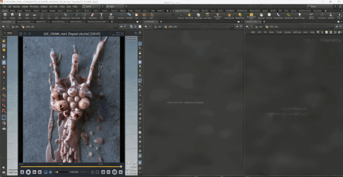 Houdini外星爬行生物完整制作流程视频教程(图6)