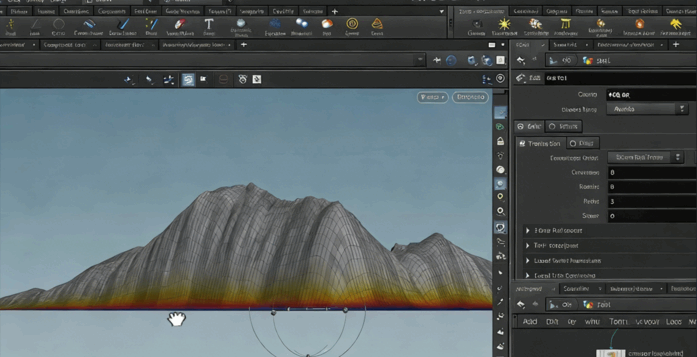 Houdini与Gaea红海山脉西奈古沙漠自然环境制作视频教程(图3)
