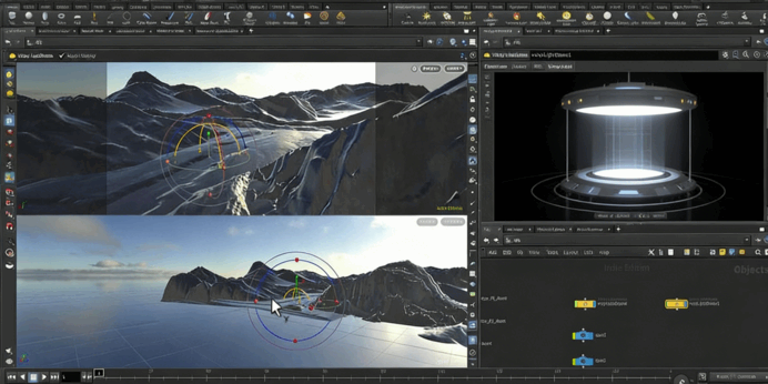 Houdini与Gaea红海山脉西奈古沙漠自然环境制作视频教程(图5)