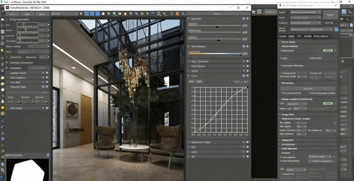 3dsMax中V-Ray Next室内场景终极渲染技术视频教程(图7)