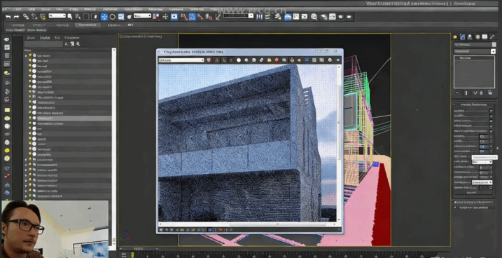  V-Ray室外建筑场景HDRI照明渲染技术视频教程(图5)