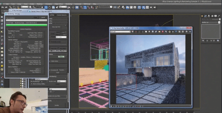  V-Ray室外建筑场景HDRI照明渲染技术视频教程(图7)