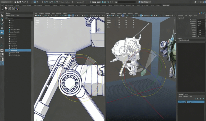 Maya与Arnold医疗无人机硬表面3D建模视频教程(图3)