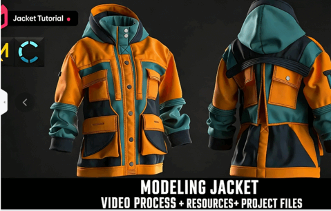 Marvelous Designer] 赛博朋克街头服饰与中世纪铠甲专业服装设计视频教程(图5)