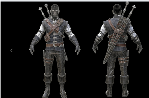  巫师游戏角色盔甲制作完整工作流程视频教程(图6)