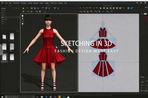 【中文字幕】Marvelous Designer将草图制作成真实服装视频教程(图2)