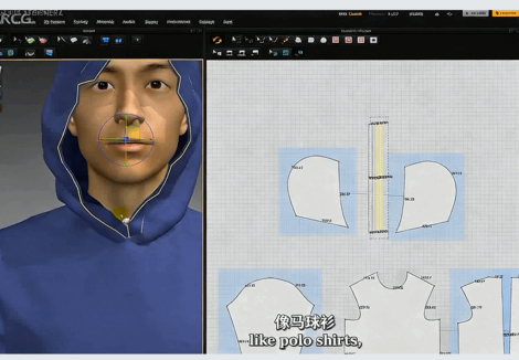 【中文字幕】Marvelous Designer男性衬衫实例制作视频教程(图2)