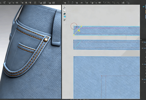 Marvelous Designer真实裤子牛仔裤实例制作视频教程(图6)