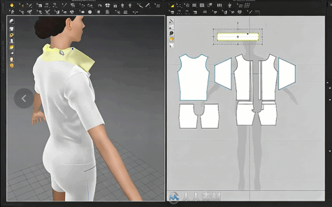 Marvelous Designer与Zbrush女性服装与背包制作视频教程(图4)