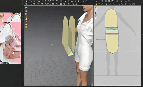Marvelous Designer与Zbrush女性服装与背包制作视频教程(图5)