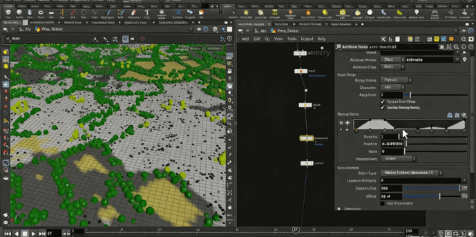 Houdini与Nuke宏伟航拍镜头鸟瞰环境场景制作视频教程(图3)