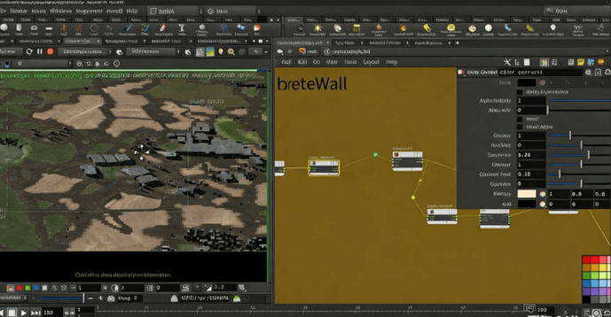 Houdini与Nuke宏伟航拍镜头鸟瞰环境场景制作视频教程(图4)