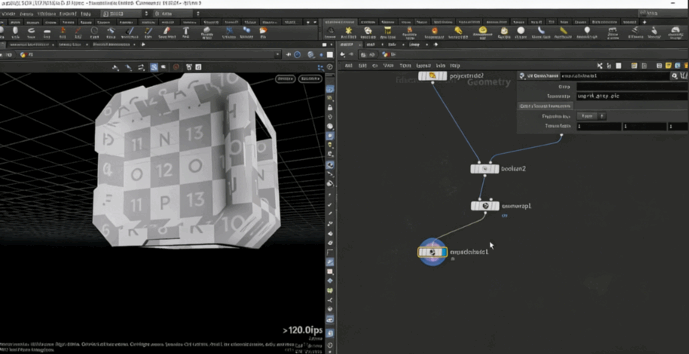 Houdini与Nuke科幻机械Logo演绎动画特效视频教程(图4)