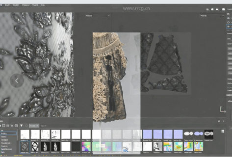 Marvelous Designer中创建花纹蕾丝连衣裙视频教程(图6)