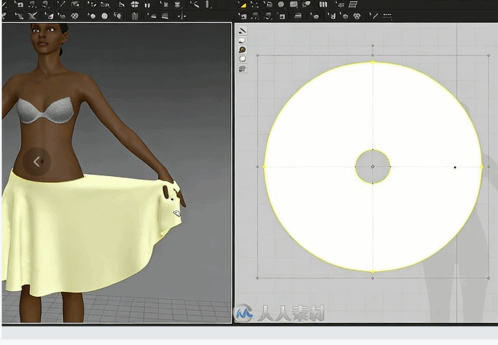 Marvelous Designer服饰服装设计初学者入门训练视频教程(图6)