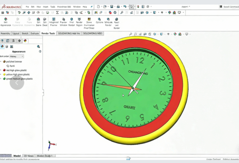 SOLIDWORKS逼真模型动画创建全面训练视频教程(图6)