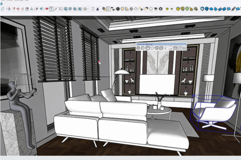 【中文字幕】SketchUp与V-Ray 7逼真室内渲染技术视频教程(图2)