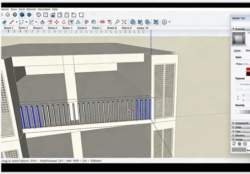 SketchUp建筑外立面建模设计训练视频教程(图2)