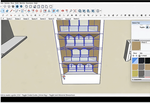 SketchUp建筑外立面建模设计训练视频教程(图5)