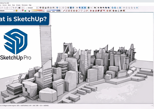 Sketchup Pro建筑工程建模核心技术训练视频教程(图1)