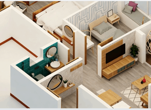 【中文字幕】Sketchup Vray和Flextools室内3D平面图大师班视频教程(图1)