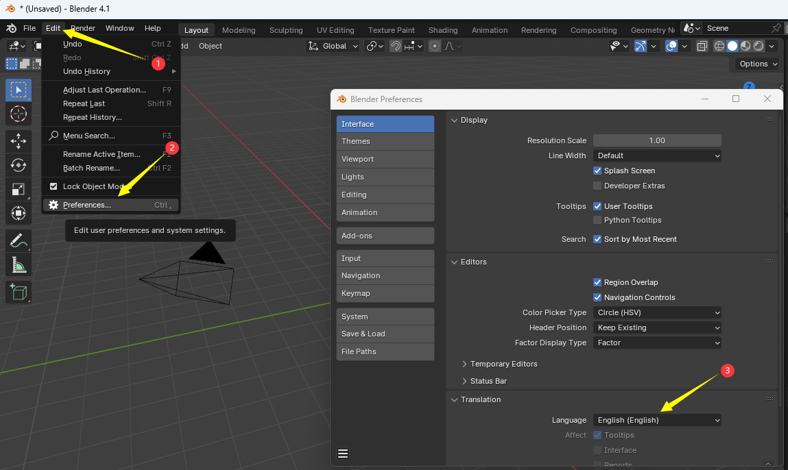 Blender 开源 3D 建模与动画软件(图4)