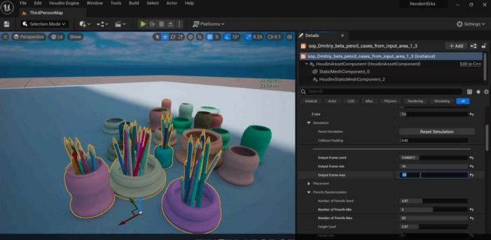 Houdini 19.5与UE5程序化建模制作铅笔盒实例训练视频教程(图4)