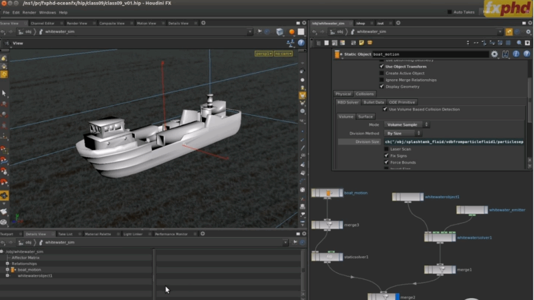 Houdini海洋CG特效镜头实例制作视频教程(图3)