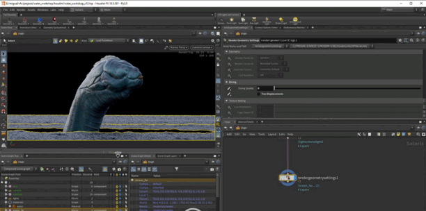 Houdini大型水模拟渲染视觉特效镜头制作视频教程 (图5)