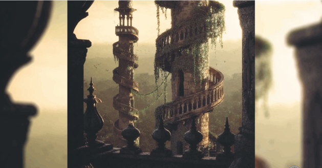 Houdini神秘塔楼程序化建模实例制作视频教程(图5)