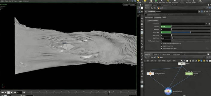  Houdini逼真布料撕裂模拟特效视频教程(图2)