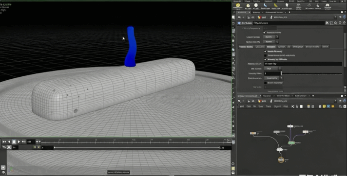 Houdini巧克力浆下落动画特效制作视频教程(图3)