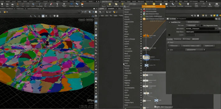 Houdini闪电雷霆击碎地面特效场景制作视频教程 (图3)