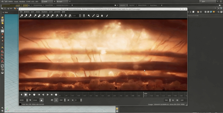 Houdini核爆炸火焰烟雾特效完整制作流程视频教程 (图2)
