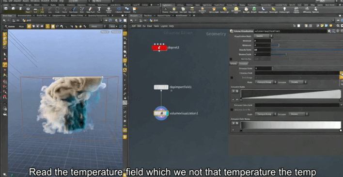 Houdini核爆炸火焰烟雾特效完整制作流程视频教程 (图4)