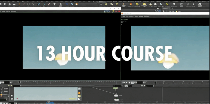 Houdini中PyroFluid从爆炸到流体特效制作视频教程(图2)