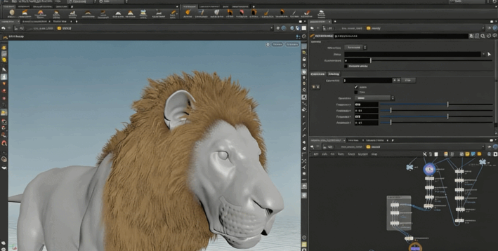  Houdini狮子毛发实例制作大师级视频教程(图3)