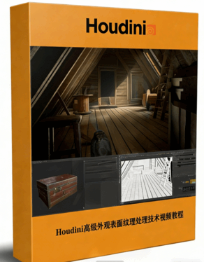  Houdini高级外观表面纹理处理技术视频教程(图1)