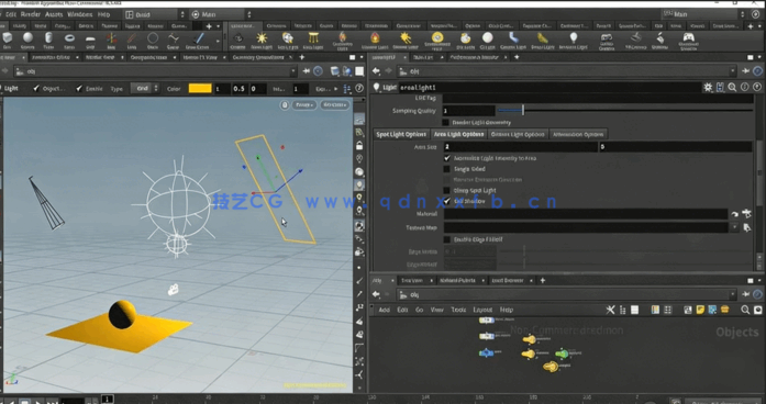 Houdini视觉特效VFX灯光渲染技术视频教程(图3)