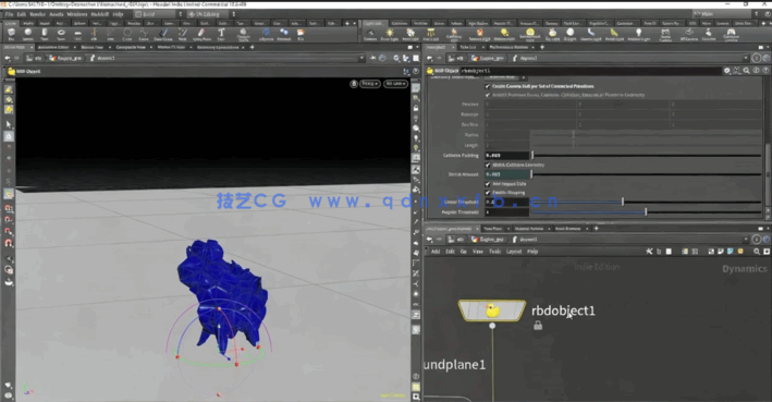 Houdini毁灭损坏物体训练视频教程合集(图3)