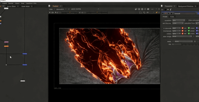 Houdini撕裂火焰布料视觉特效实例制作视频教程(图5)