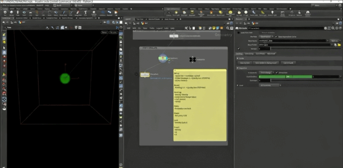 Houdini墨水滴在水中特效实例制作视频教程(图2)