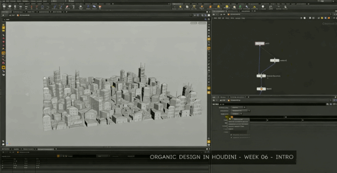 Houdini有机质感复杂抽象概念设计视频教程(图5)