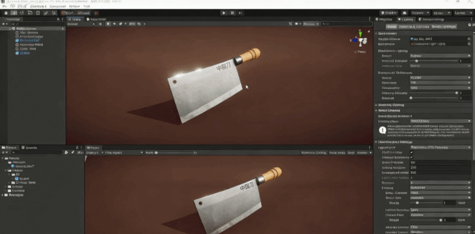 Houdini中国菜刀程序化建模实例制作视频教程 (图2)