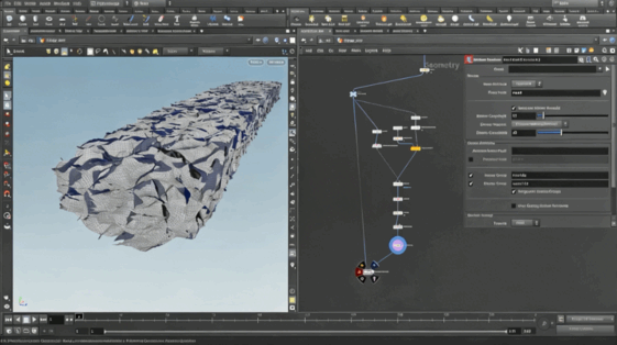 Houdini桥梁坍塌视效完整制作工作流程视频教程(图3)