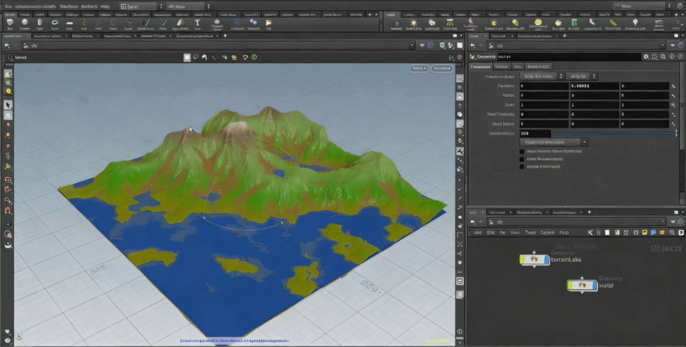 Houdini复杂地形景观大师级制作训练视频教程(图4)