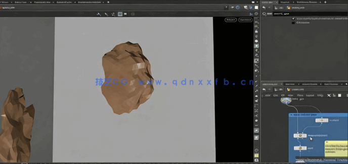  Houdini裂痕撕裂特效实例制作视频教程(图2)